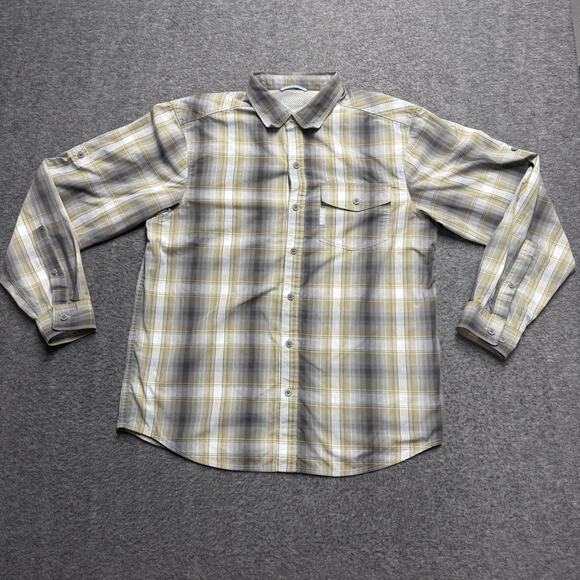Lot of 2 Columbia Long Sleeve Button Up Shirts Men's Small/Medium (no tag) Plaid - Picture 2 of 12